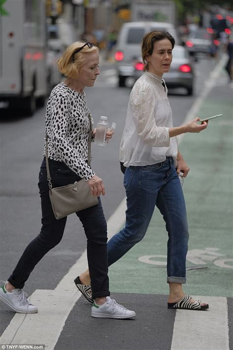 For the 1995 revival of the heiress and for the 2005 original production of doubt. Holland Taylor & girlfriend Sarah Paulson step out in NYC ...