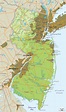 New Jersey On Usa Map – Topographic Map of Usa with States