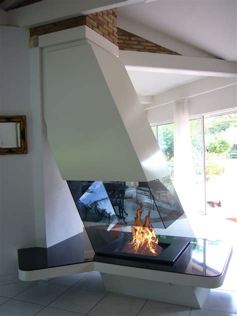 Free Hanging Fireplace Bloch Design Archinect