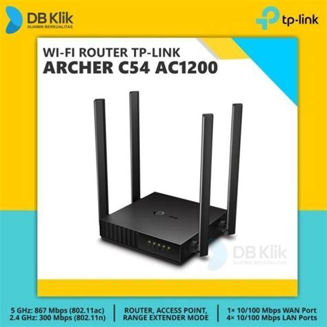 Jual Router Tp Link Archer C54 Ac1200 Dual Band Wifi Router Tp Link