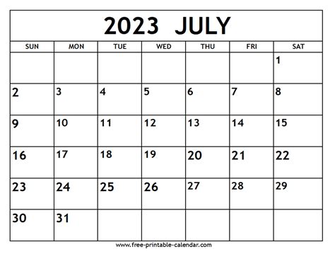 July Calendar With Holidays Printable Template No SexiezPicz Web Porn