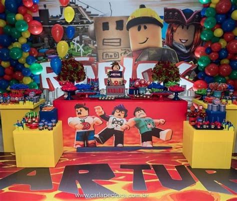 12 Ideas Para Tu Fiesta Temática Roblox Fiesta De Cumpleaños Lego