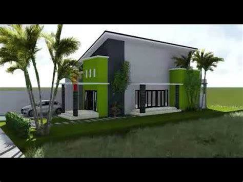 Rumah minimalis 2 lantai atap beton yg sedang trend saat. Desain rumah 1 lantai atap miring ( 085643718331 ) - YouTube