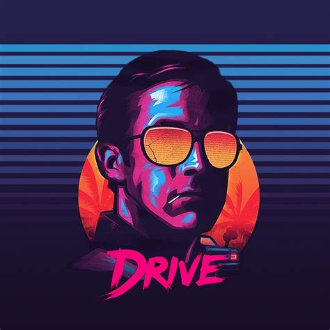 2048x2048 Ryan Gosling Retrowave 4k Ipad Air Hd 4k Wallpapers Images Backgrounds Photos And