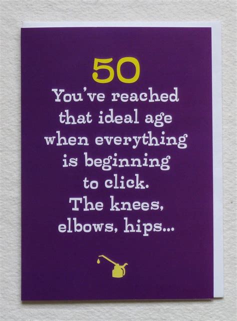 Funny 50th Birthday Card For Her Him Best Friend Etsy