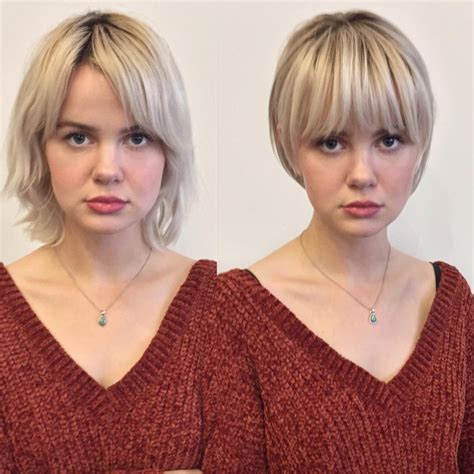 10 Trendy Before And After Transformations From Long Hair To Short Hair Popular Haircuts
