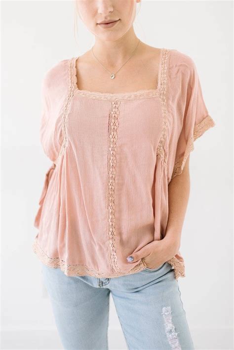 Pretty In Pink Peasant Top Tops Peasant Tops Clothes