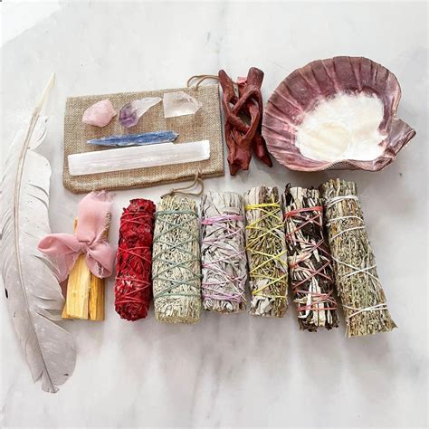 Sage Cleansing Kit 19 Pc Sage Assortment 4 6 Smudging Etsy