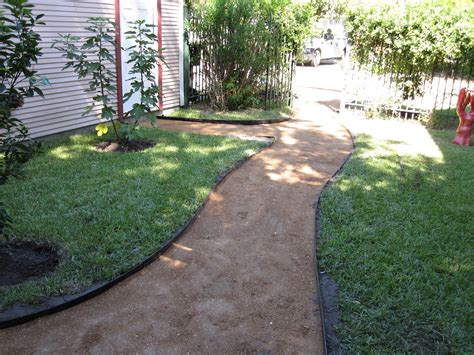 Decomposed Granite Patio Backyard Walkway Corner Garden Ideas Deposed