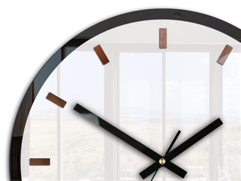Large Wall Clock Rolo Silent Wall Clock White Clock With Copper Etsy