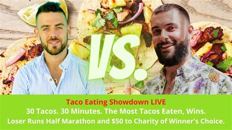 Taco Eating Contest For Charity Youtube