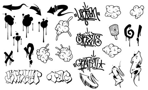 Graffiti Vector Pack For Adobe Illustrator