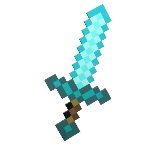 Minecraft Papercraft Diamond Sword