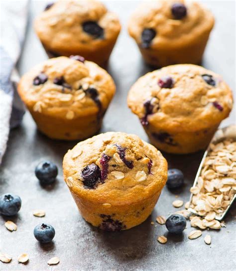 Healthy Blueberry Muffins Easy And Freezer Friendly