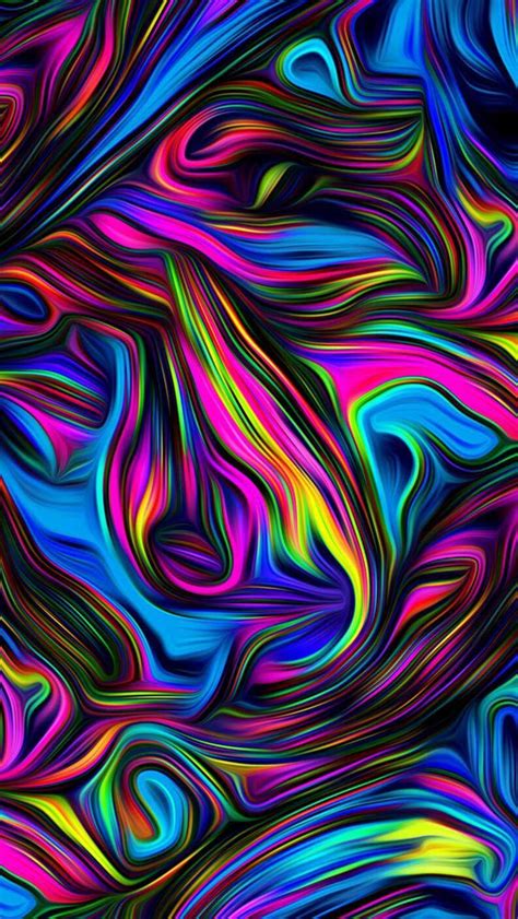 Trippy Neon Wallpapers Wallpaper Cave