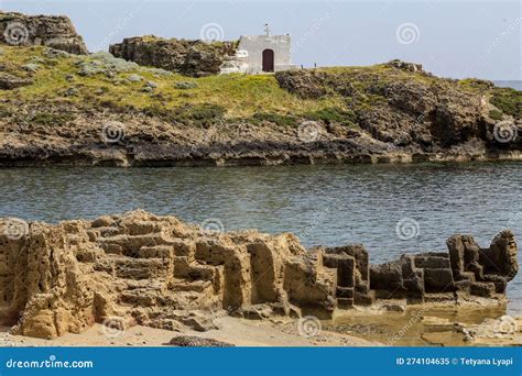 Ancient Quarries Of The Roman Era Of The Island Of Skyros Greece With