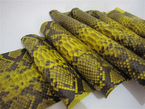 124 Inch Genuine Python Hide Real Snake Skin Tanned Leather Reticulated