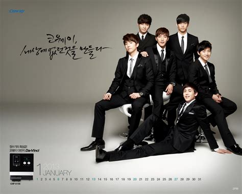 The world noticed them when they released the song put your hands up, but 2pm are one of the most popular boy bands in south korea. Everything About 2PM: Poster 2PM Coway Free Wallpaper Calendar for January 2013