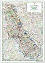 London Borough Map - Hammersmith and Fulham - Size A0-84.1 x 118.9cm ...