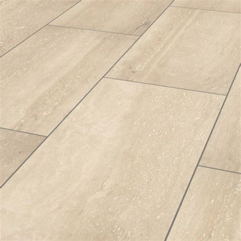 Krono 8mm Palatino Travertine Tile Laminate Flooring