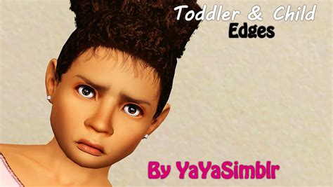 Yayasimblr Toddler And Child Edges Sims 4 Toddler Sims 4