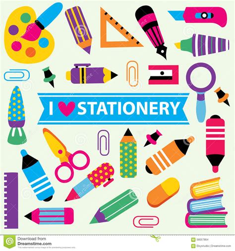 Unzip and open it with your.pdf reader and simply click in the center to write your own letter from santa. school stationery clipart 20 free Cliparts | Download ...