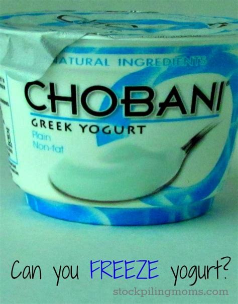 Can You Freeze Yogurt Frozen Yogurt Yogurt Freezing Yogurt