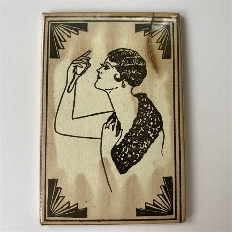 Antique Erotic Nude Mirror 1920s Risque Naughty Pocket Etsy