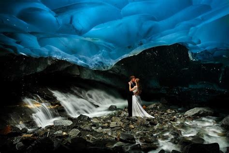 Inside Tour Of Mendenhall Ice Caves Alaska