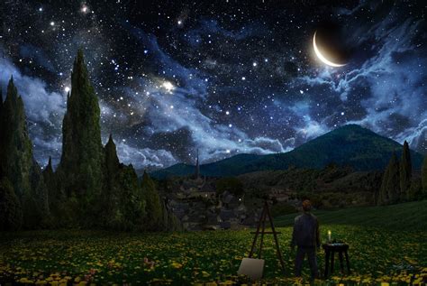 Vincent Van Gogh Starry Night The Starry Night Hd Wallpapers
