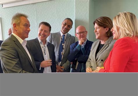 Maria Miller Mp Welcomes Government Minister Mims Davies Mp To Basingstoke Business And