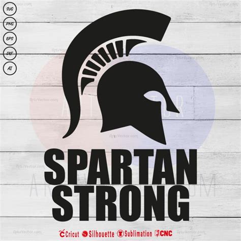 Spartan Strong Svg Png Eps Dxf Ai Arts Vector