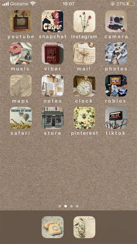 Aesthetic App Icons Vintage App Iphone Organization Iphone Icon