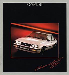 1984 Chevy Cavalier Brochure Catalog W Color Chart Type 10 Cs