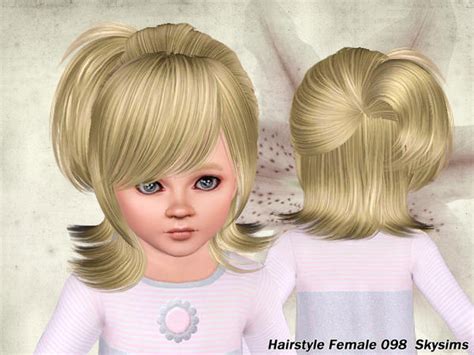 The Sims Resource Skysims Hair Toddler 098