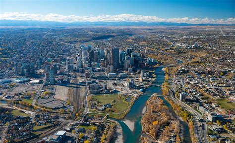 Aerial Photo | Calgary Skyline 2014
