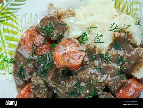 Daube Stew Classic Provença French Stew Made With Inexpensive Beef