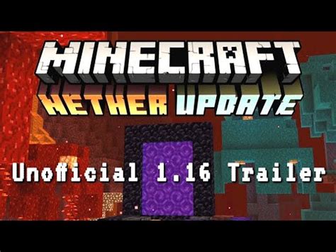 Minecraft Nether Update Trailer UNOFFICIAL YouTube