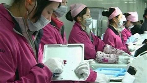 ► over 380 suppliers to apple in china cover almost every section of the american tech giant's smartphone manufacturing industry chain: A rare look at Apple's production line in China - BBC News