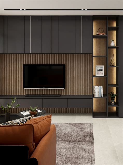 Modern Tv Design Wall Inz Residence Executive Condo Tv Room Design