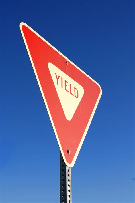 Yield Sign Picture | Free Photograph | Photos Public Domain