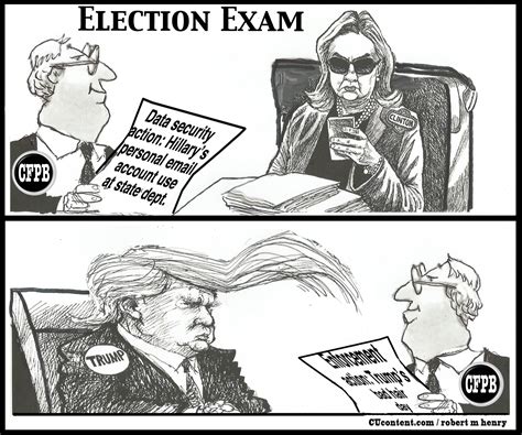 Election Exam Editorial Cartoon Credit Union Times