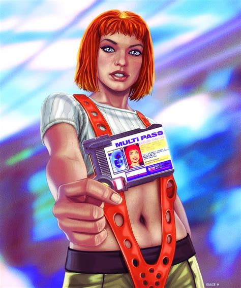 Has Her Multipass And Is Ready To Go Other Fifth Element Fan Arts Cult Movies Sci Fi Movies