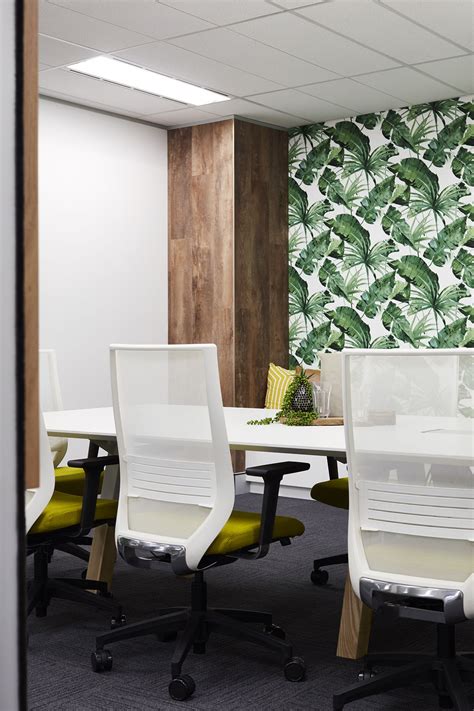 Modern Boardroom With White Eben Chairs From Workspace And Botanical