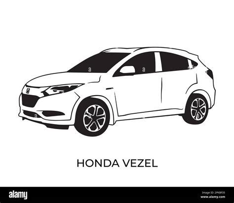 Vector Silhouettes Icons Of Honda Brand Cars Stock Vector Image And Art
