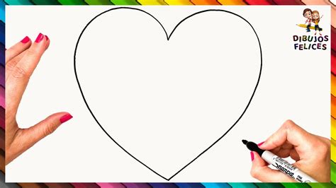 Cómo Dibujar Un Corazón Paso A Paso 💖 Dibujo De Corazón Youtube
