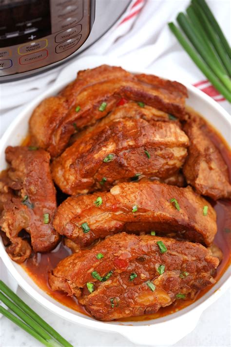 Add browned pork back to instant pot, and pour in water. Instant Pot Country Style Ribs Video | Kiki Catryna ...