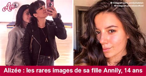 Alizee Devoile Le Visage De Sa Fille Annily Photo Images