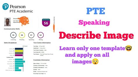 Describe Image In Pte Speaking Learn Only One Template And Apply To