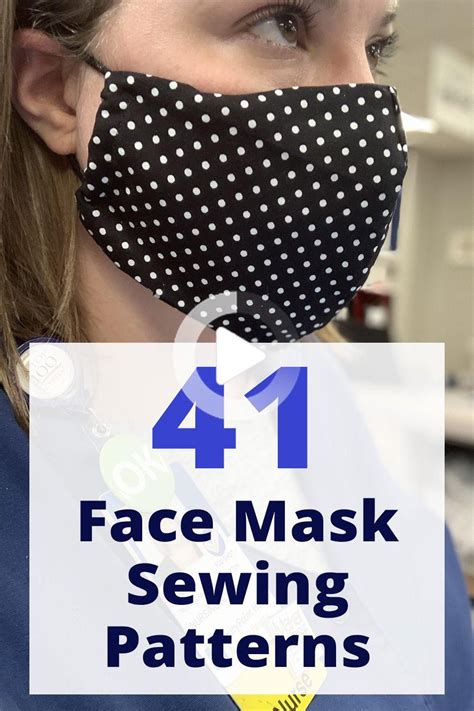 This looks very similar to a pleated mask, but gathers are much faster to sew. 41 Face Mask Sewing Patterns with Free PDF Printables in 2020 | Easy face mask diy, Sewing ...